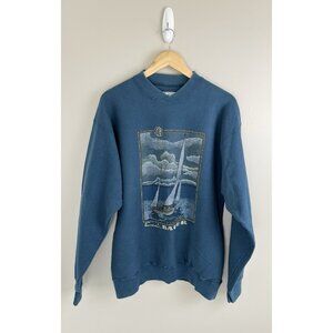 EDDIE BAUER GALT SAND‎ Sweatshirt Mens Sz M Vintage Pullover Seattle Washington